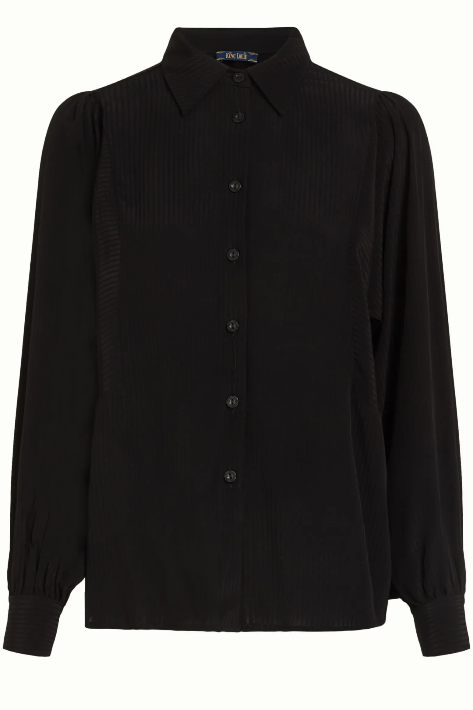 King Louie Blouses|Marisa Blouse Allegra Black