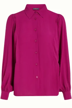 King Louie Blouses|Marisa Blouse Allegra Sparkling Fuchsia