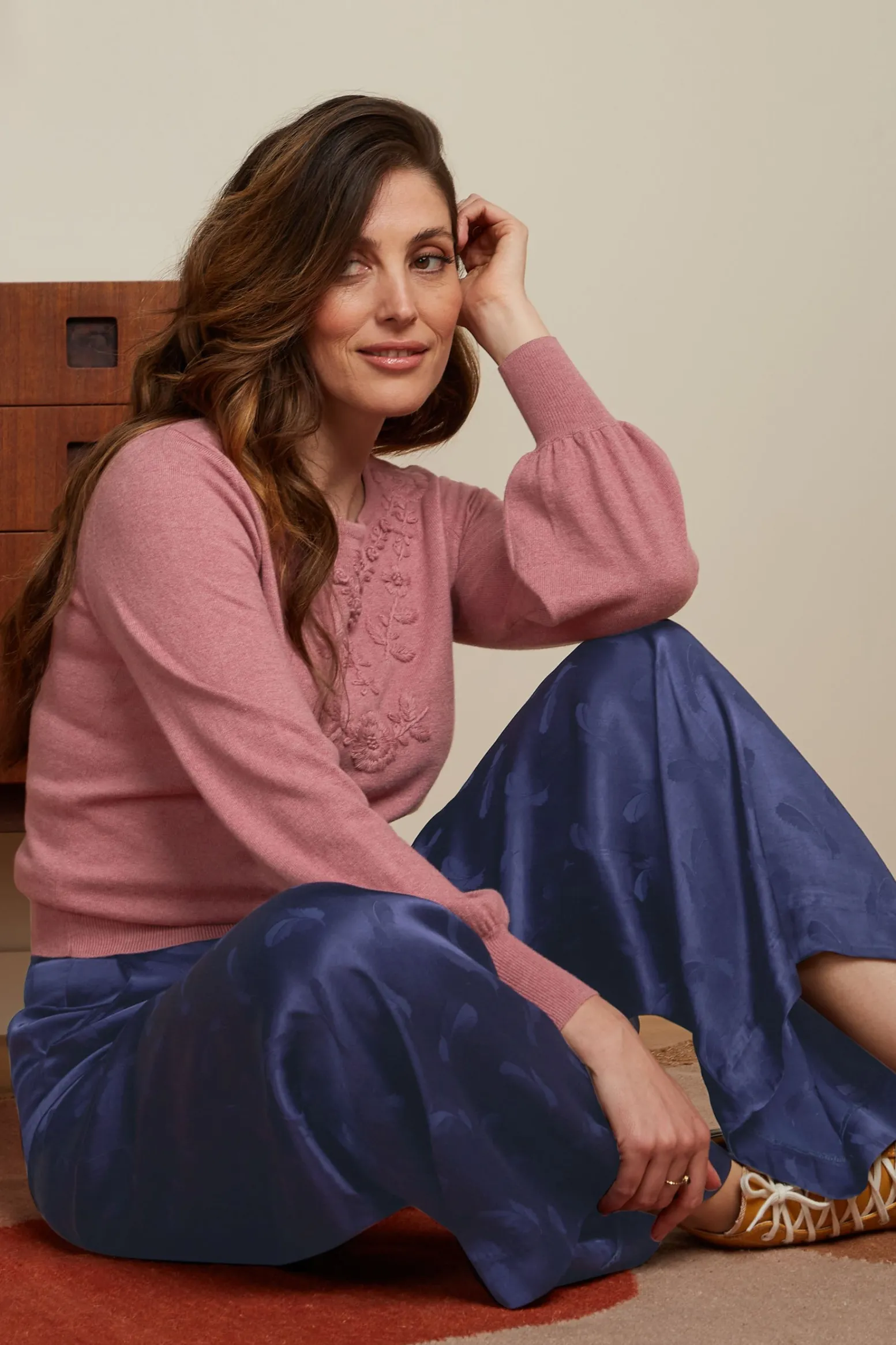 King Louie Broeken|Marlene Pants Rouge Ink Blue