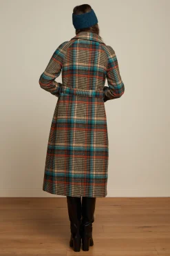 King Louie Jassen & Blazers|Martia Raglan Coat Fitz Check Black