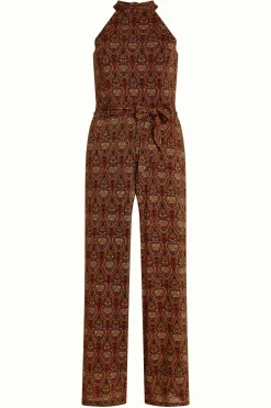King Louie Jumpsuits|Marty Halter Jumpsuit Mystic Spicy Brown