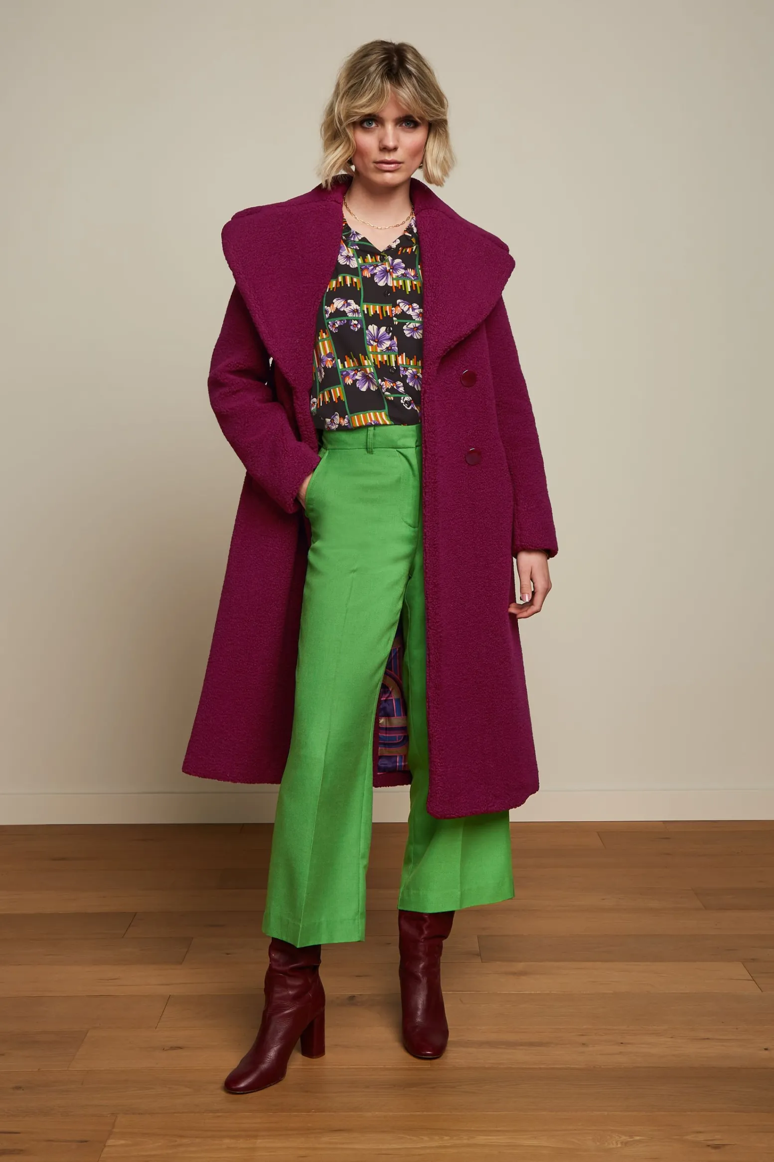 King Louie Jassen & Blazers|Mary Coat Murphy Beaujolais Red