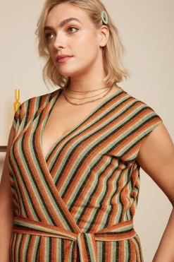 King Louie Jumpsuits|Mary Jumpsuit Piso Stripe Black