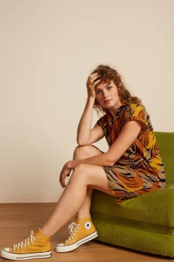 King Louie Jurken|Mimi Tunic Zolea Sulphur Yellow