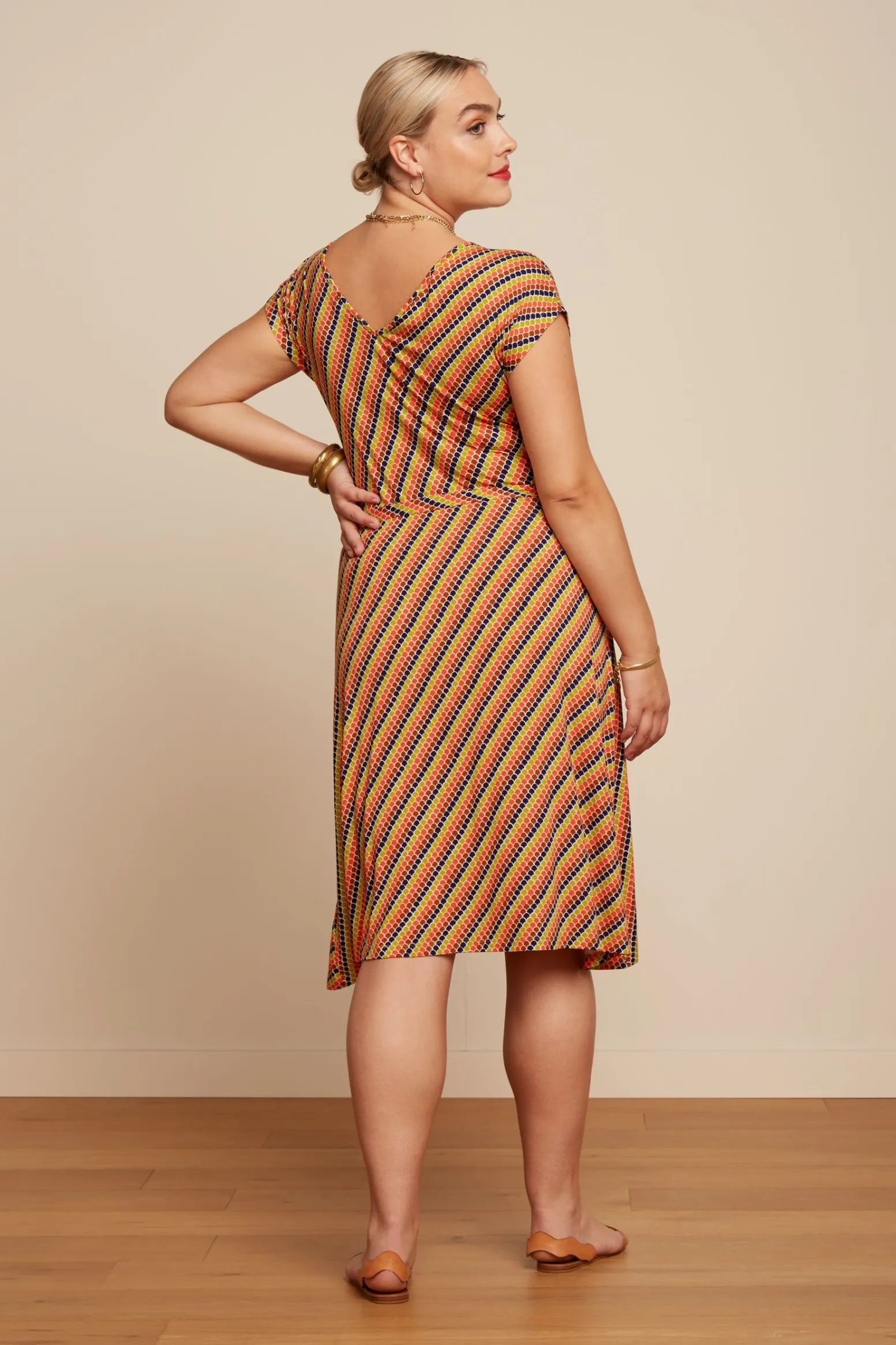 King Louie Jurken|Mira Dress Gallery Streeple Blue