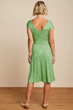 King Louie Jurken|Mira Dress Pop-Up Mineral Green