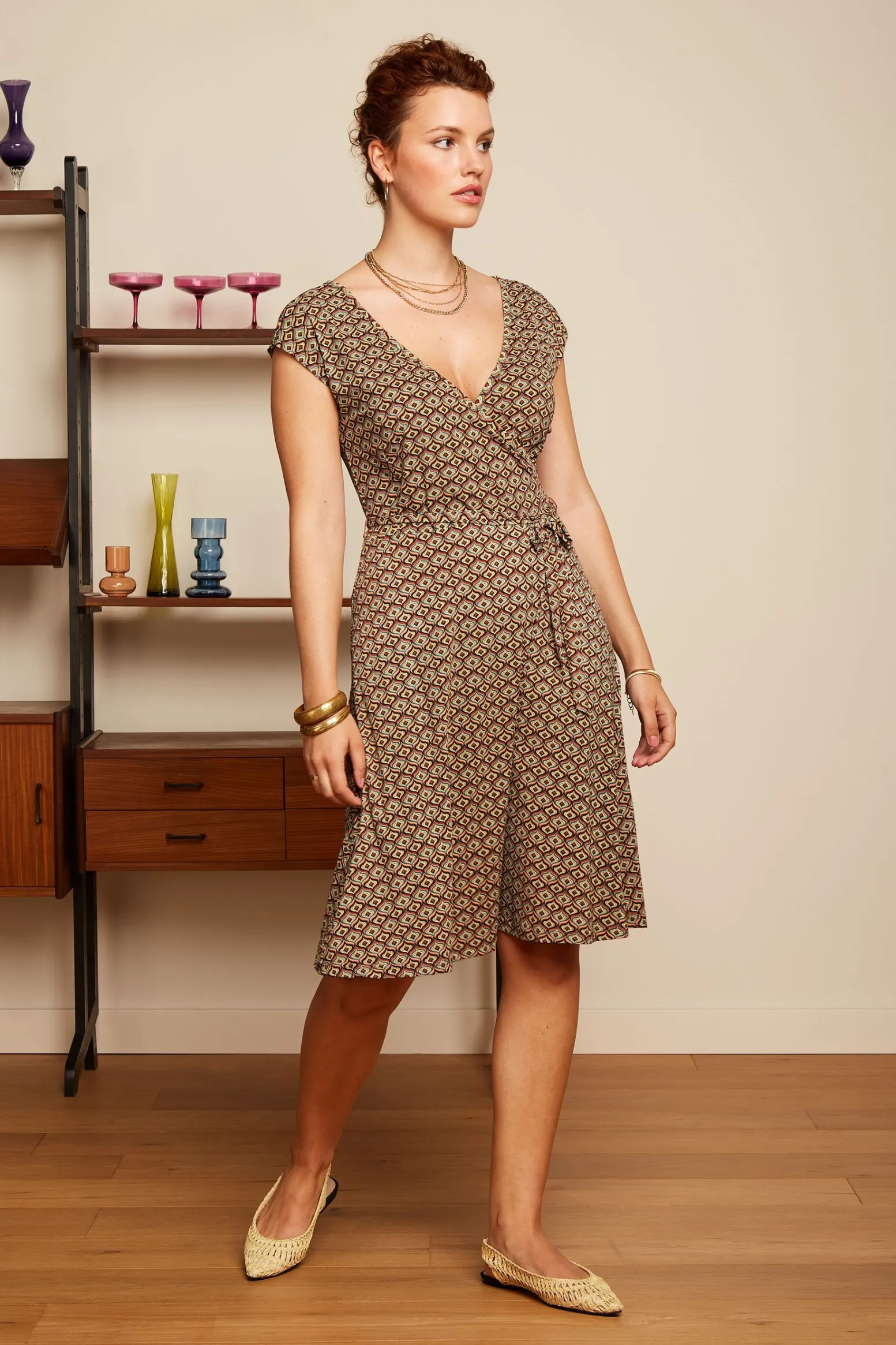King Louie Jurken|Mira Dress Smith Umbre
