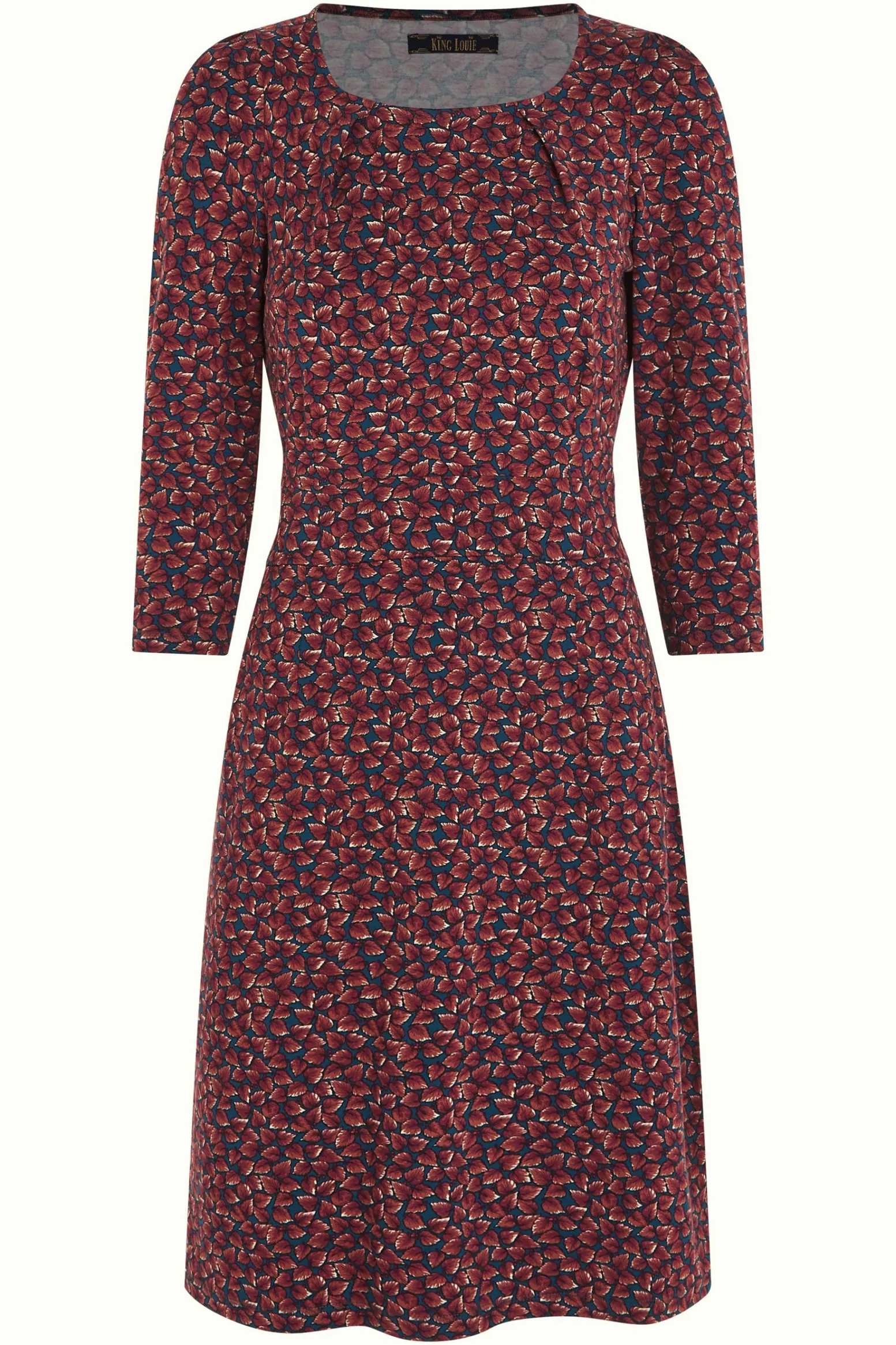 King Louie Jurken|Mona Dress Autumn Storm Blue