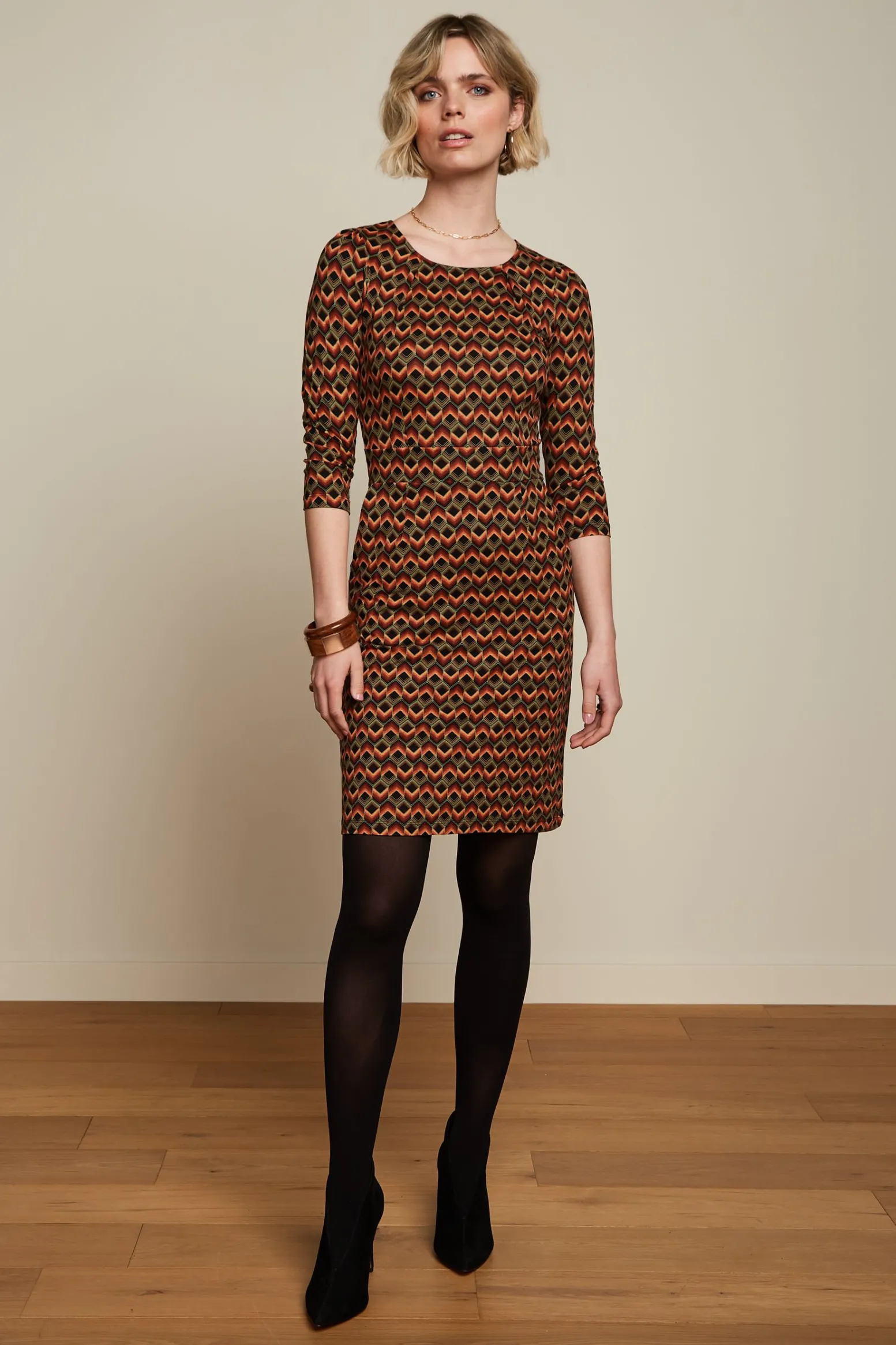 King Louie Jurken|Mona Dress Quentin Black