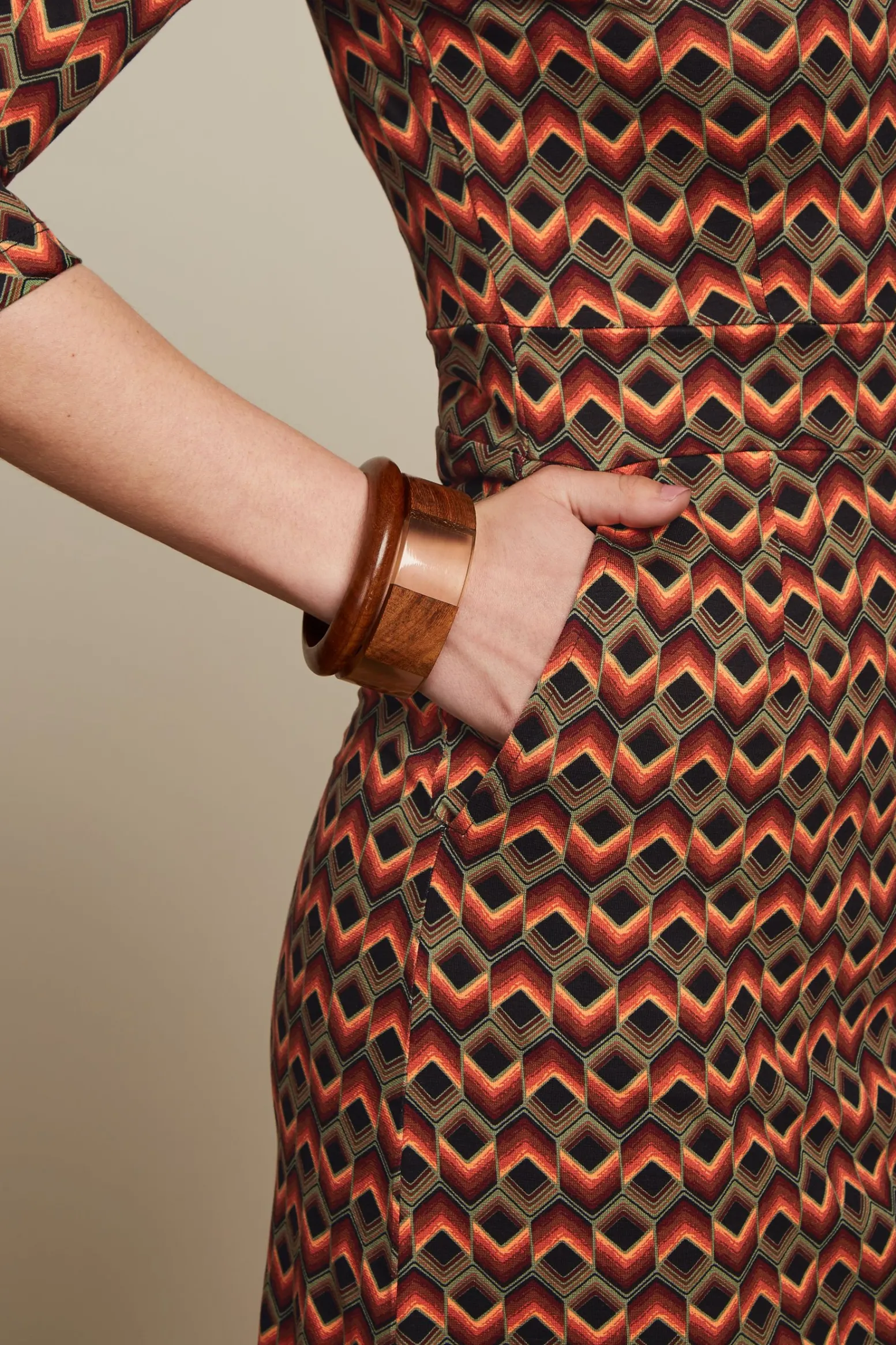 King Louie Jurken|Mona Dress Quentin Black
