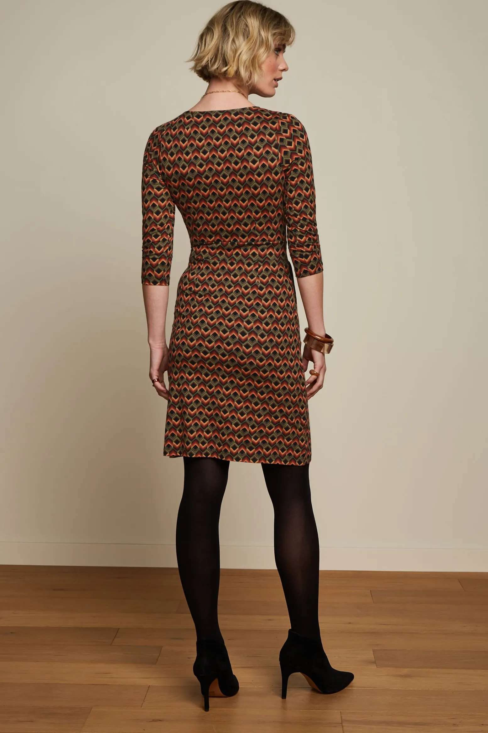 King Louie Jurken|Mona Dress Quentin Black