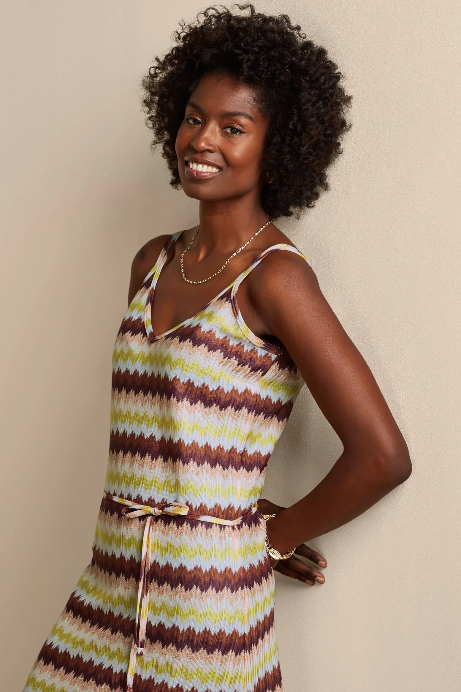 King Louie Jurken|Nadya Maxi Dress Carmine Mock Orange