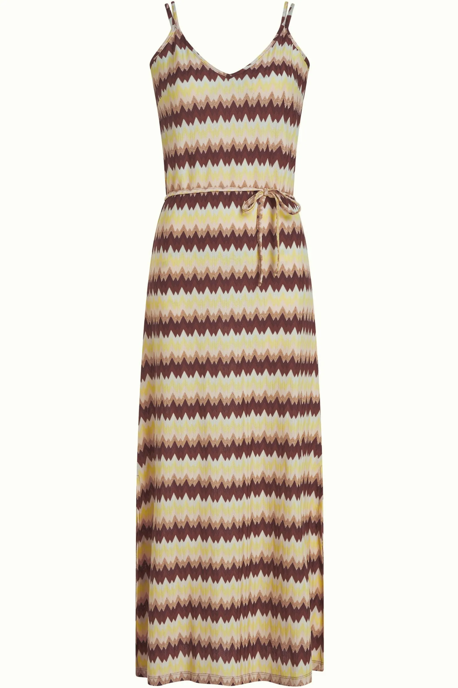 King Louie Jurken|Nadya Maxi Dress Carmine Mock Orange