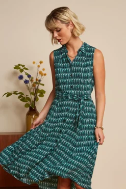 King Louie Jurken|Nova Dress Mahi Black
