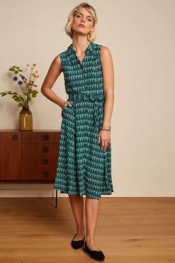 King Louie Jurken|Nova Dress Mahi Black
