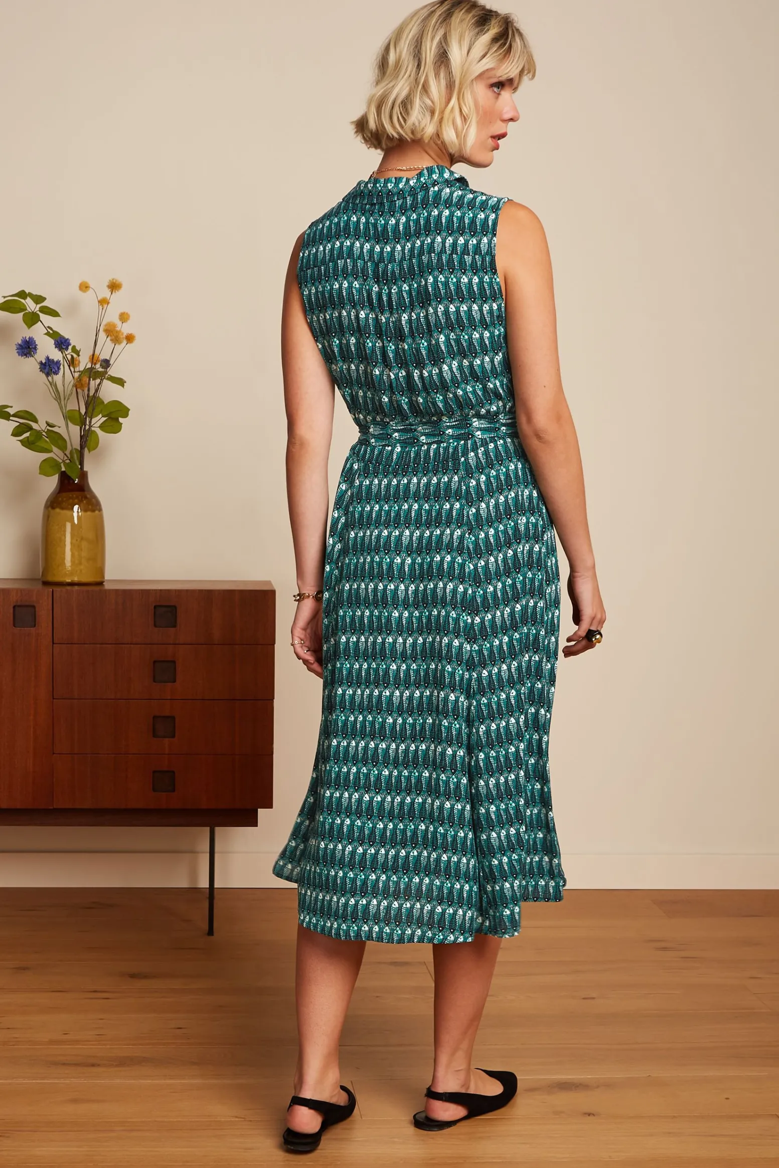 King Louie Jurken|Nova Dress Mahi Black
