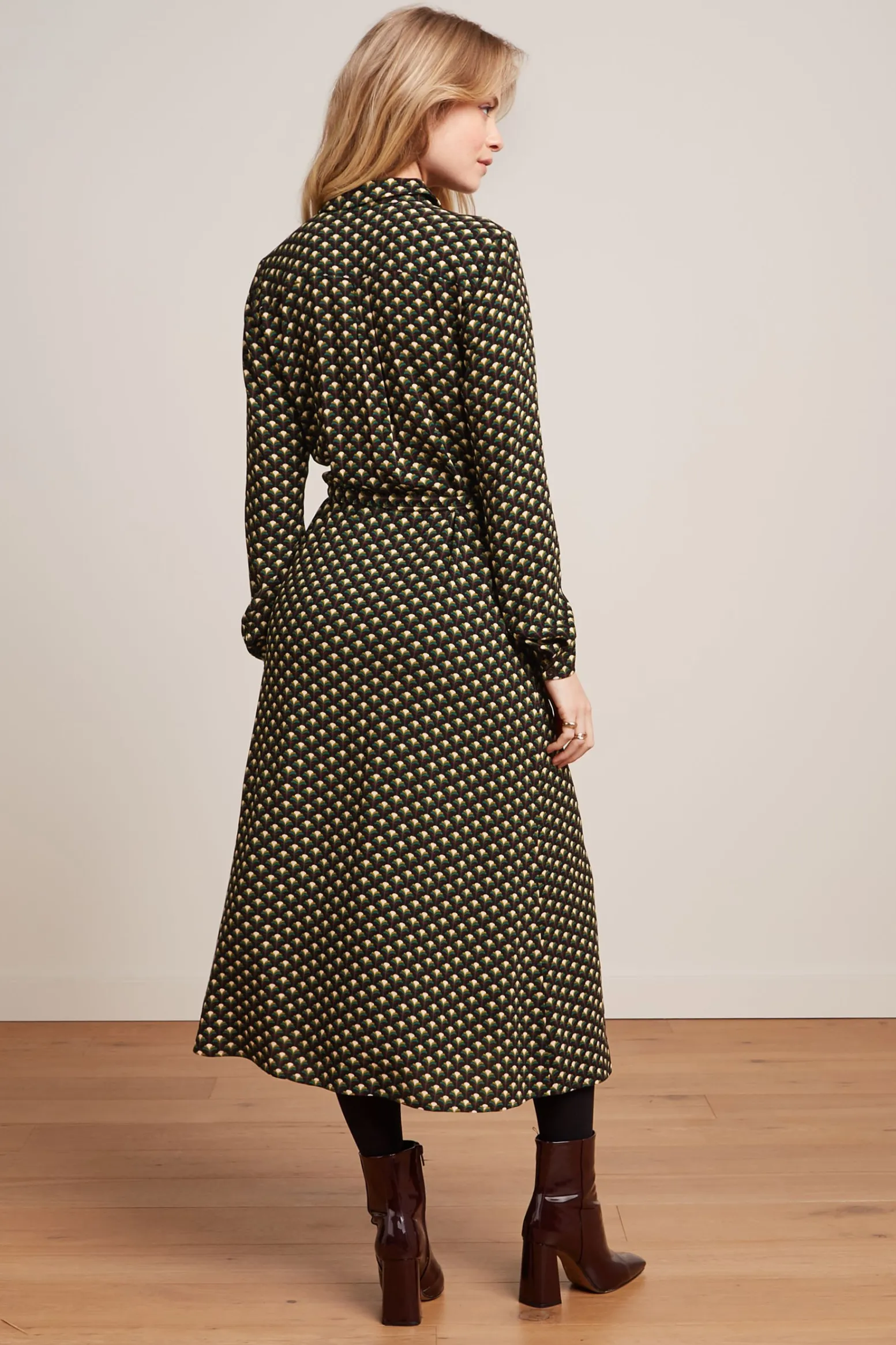King Louie Jurken|Olive Dress Mayfield Sycamore Green