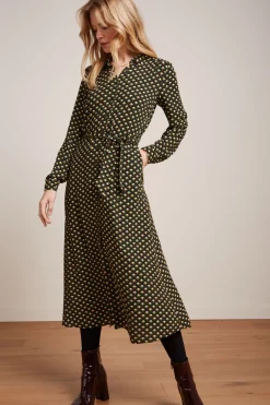 King Louie Jurken|Olive Dress Mayfield Sycamore Green