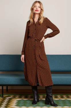 King Louie Jurken|Olive Dress Mayfield Beet Red