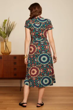 King Louie Jurken|Olive Dress Torini Evening Blue