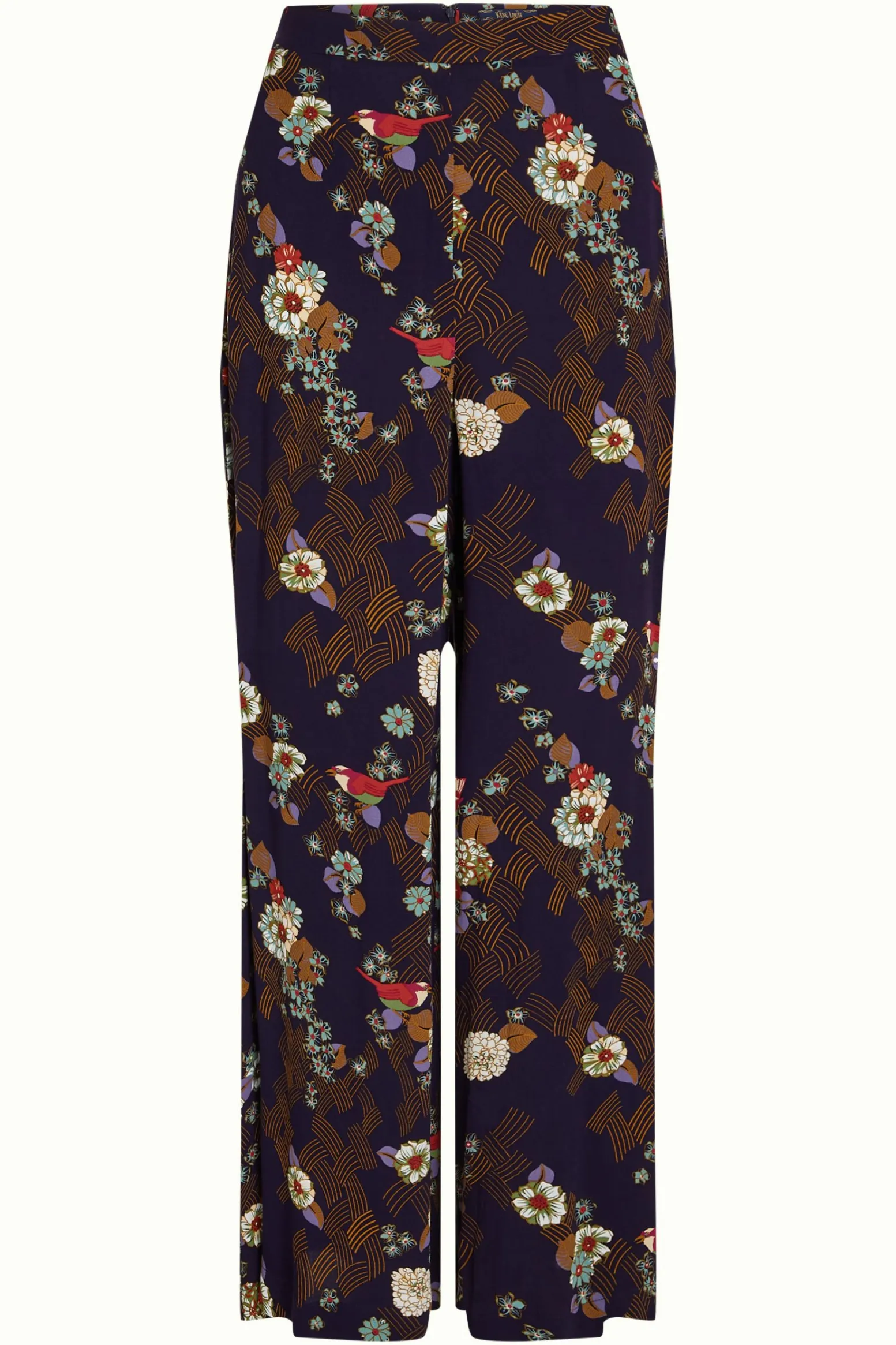 King Louie Broeken|Palazzo Pants Rising Evening Blue
