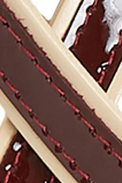 King Louie Accessoires|Patent Belt Cabernet Red