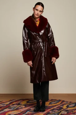 King Louie Jassen & Blazers|Peyton Coat Outshine Bordeaux Red