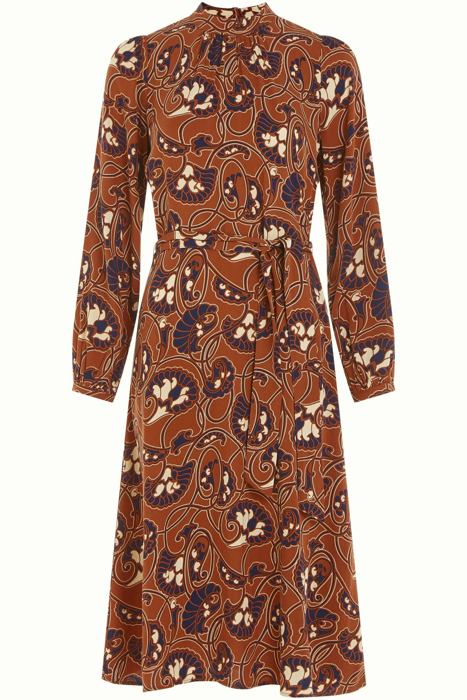 King Louie Jurken|Phoebe Dress Cecilia Spicy Brown