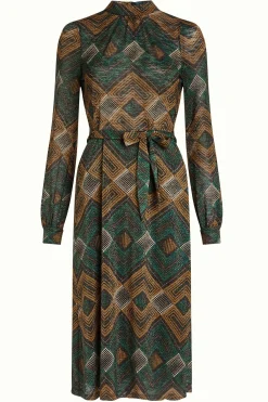 King Louie Jurken|Phoebe Dress Morrison Pine Green