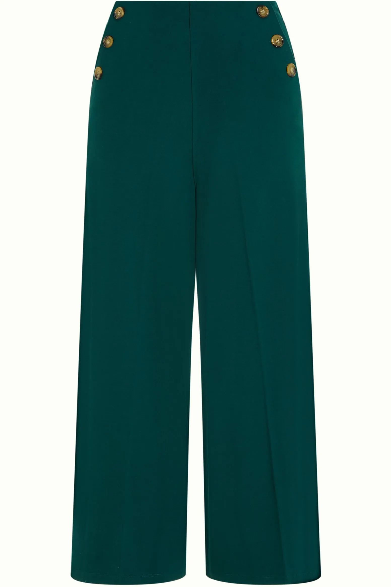 King Louie Broeken|Pia Culotte Milano Uni Pine Green
