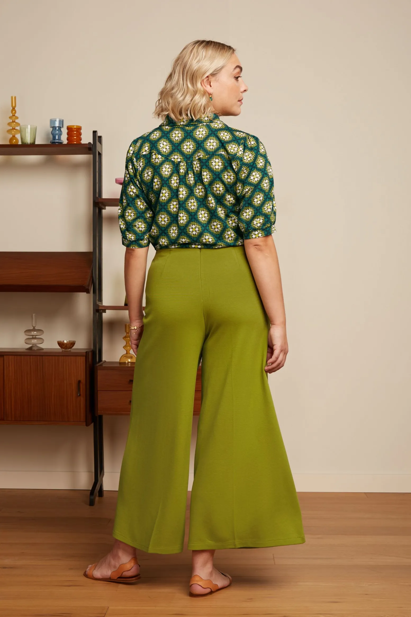 King Louie Broeken|Pia Culotte Milano Uni Woodbine Green