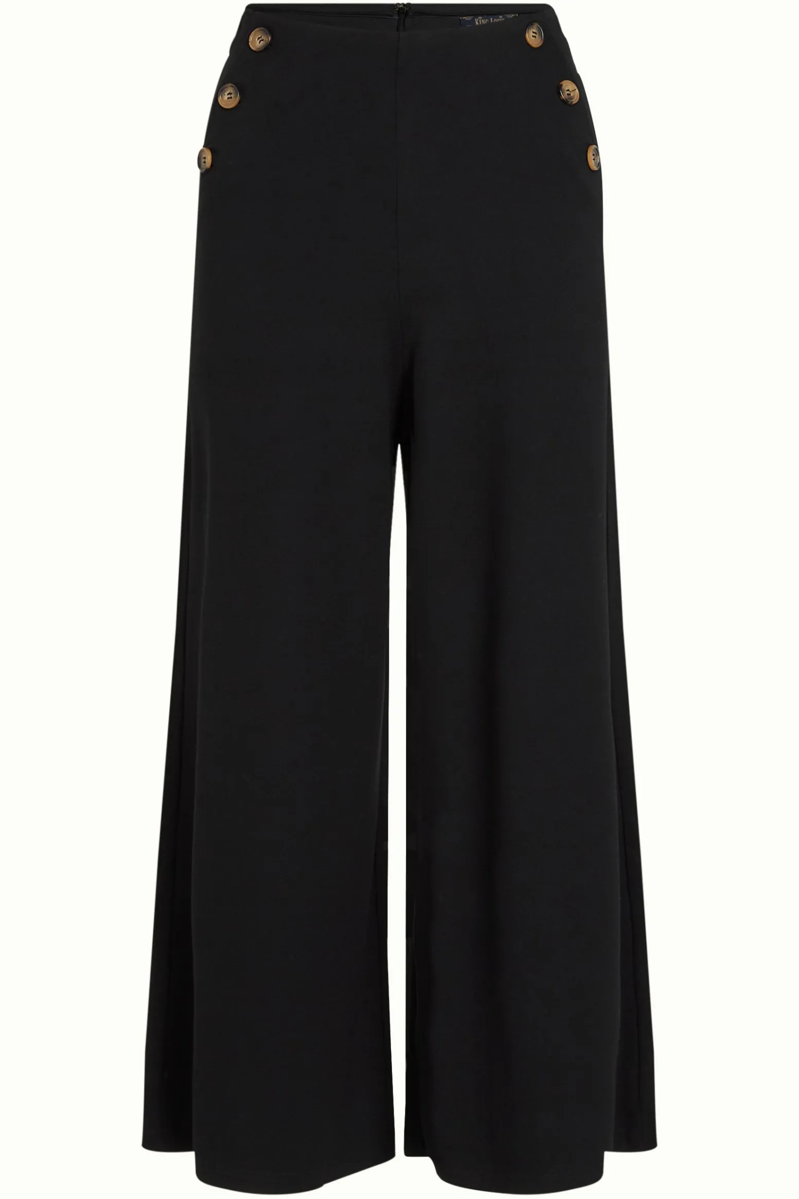 King Louie Broeken|Pia Culotte Milano Uni Black