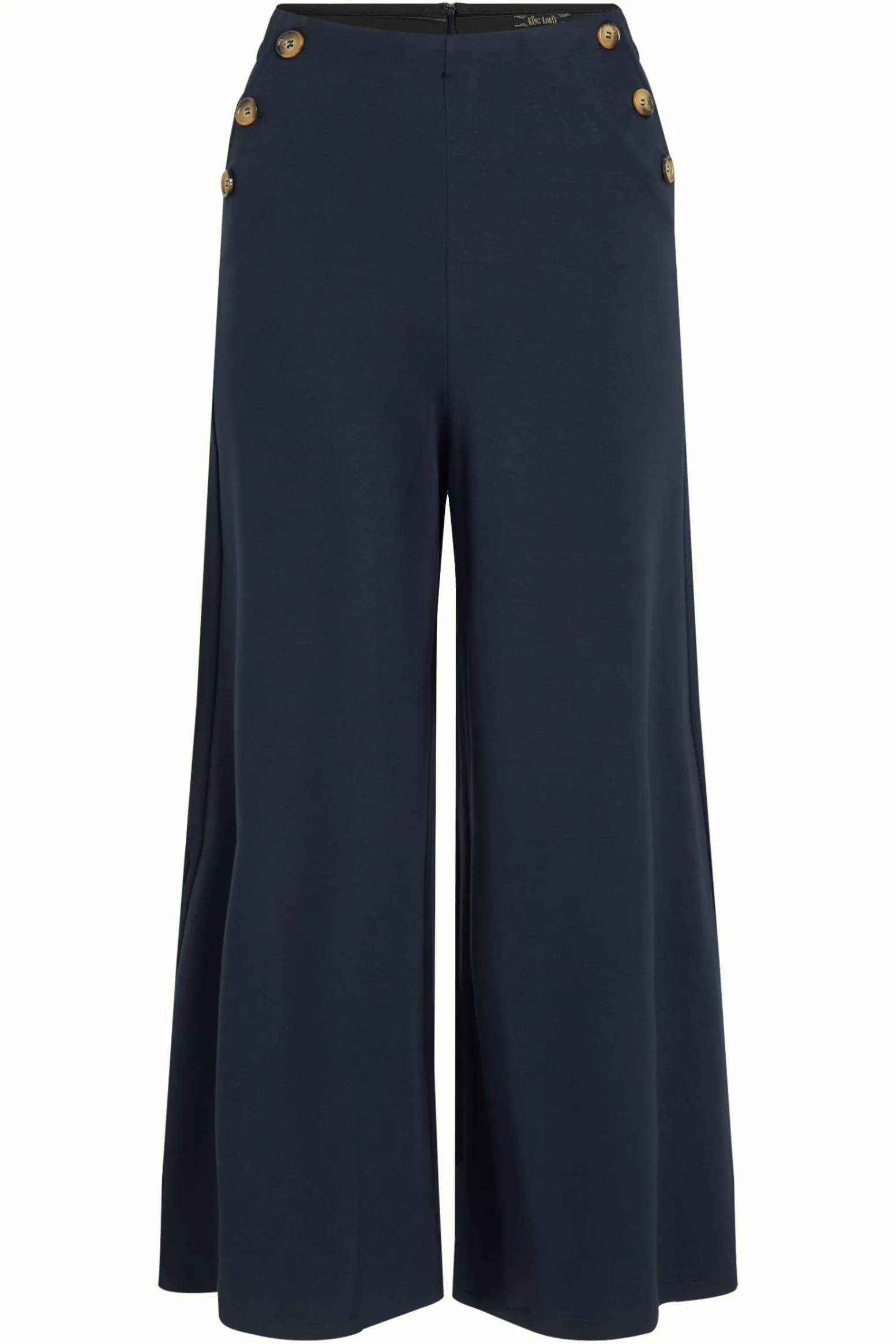 King Louie Broeken|Pia Culotte Milano Uni Evening Blue