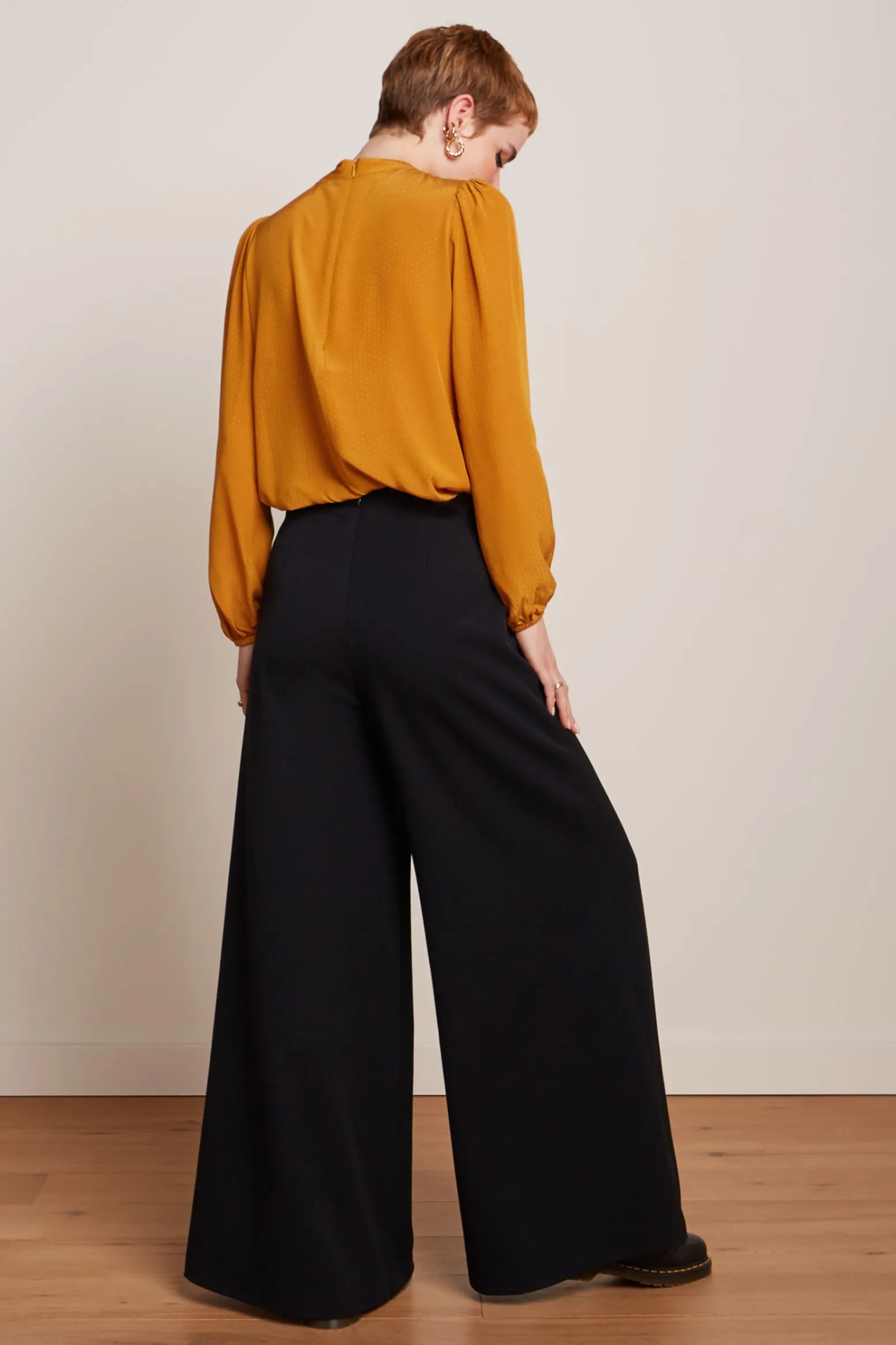 King Louie Broeken|Pia Pants Broadway Black