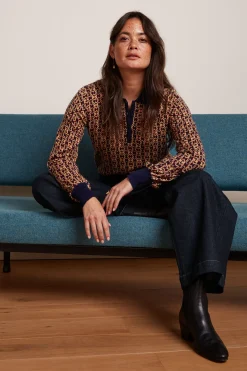 King Louie Tops & Shirts|Polo Bell Top Ripley Evening Blue