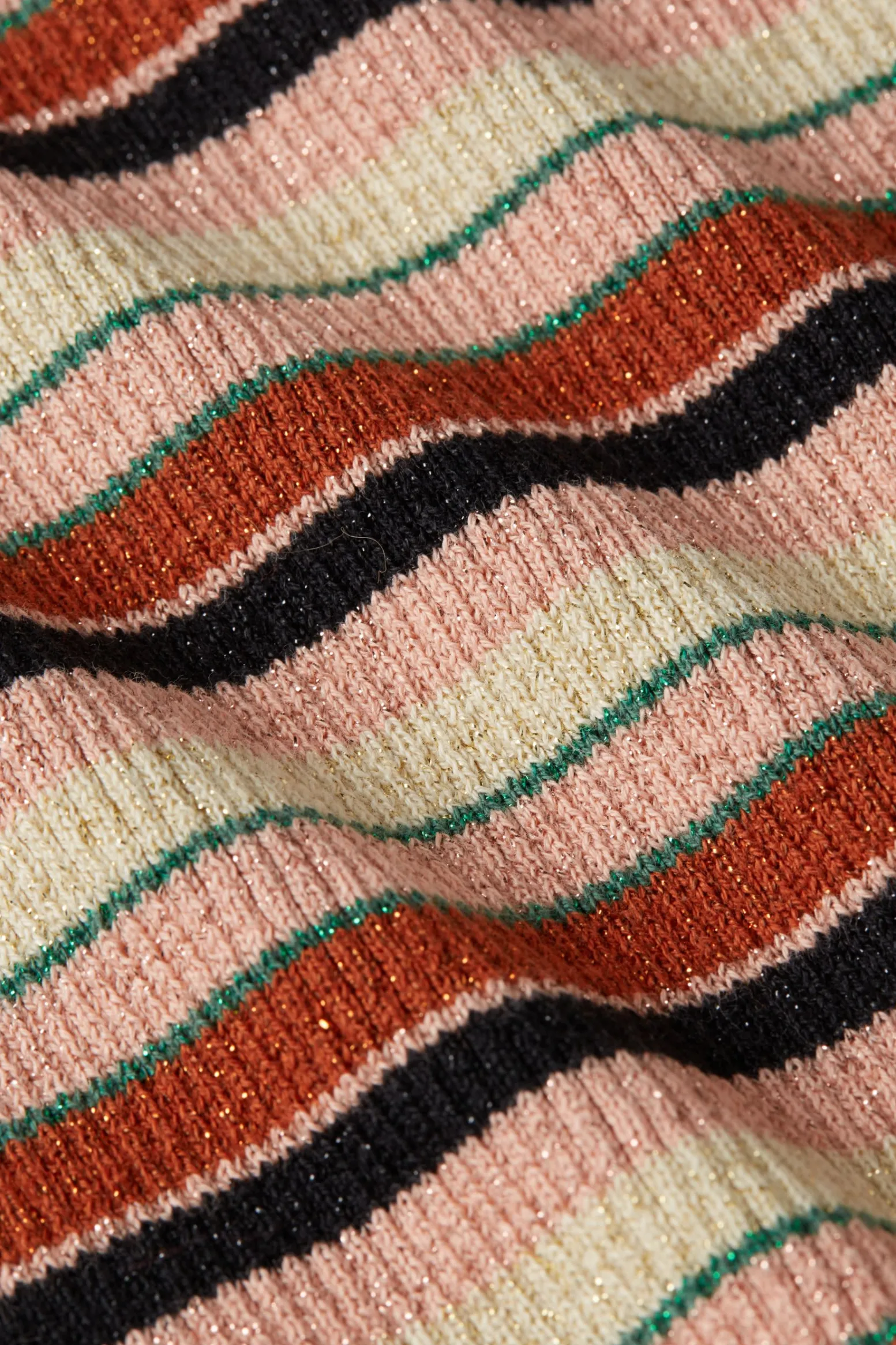 King Louie Tops & Shirts|Polo Rib Top Lapis Stripe Black