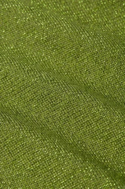 King Louie Tops & Shirts|Polo Rufffle Top Lapis Woodbine Green