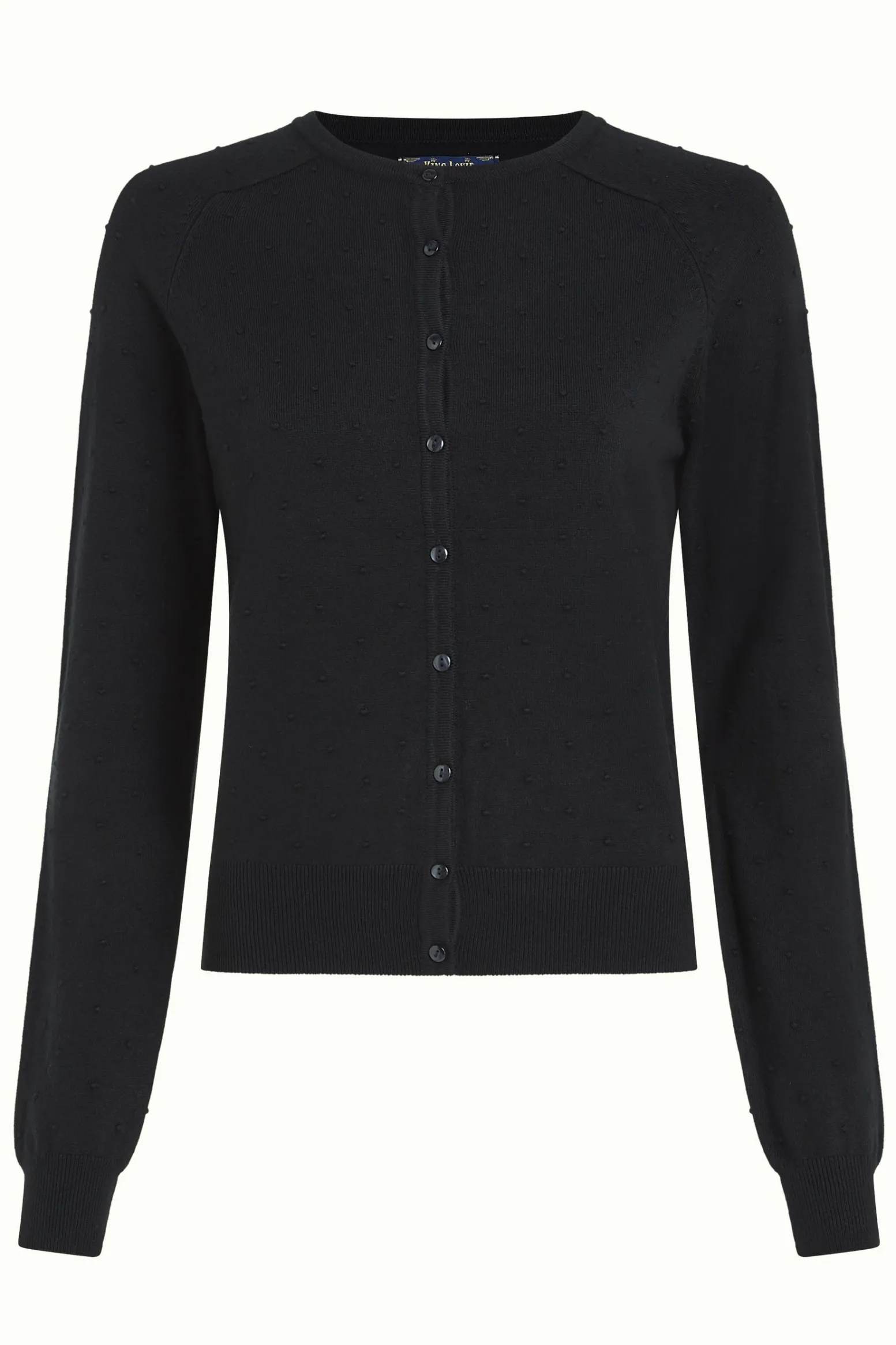 King Louie Vesten|Raglan Cardi Droplet Black
