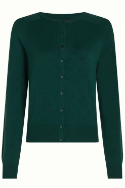 King Louie Vesten|Raglan Cardi Droplet Pine Green