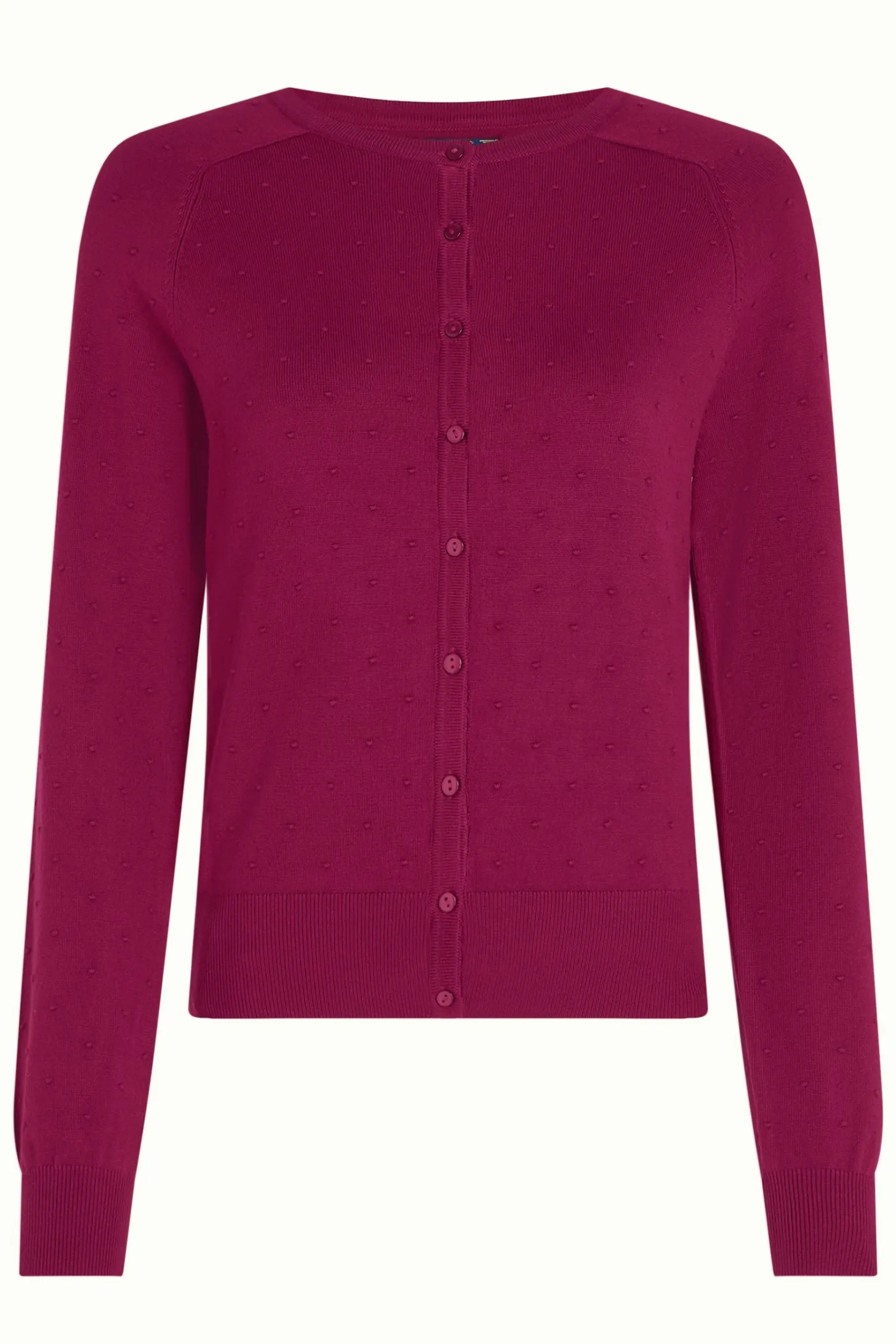 King Louie Vesten|Raglan Cardi Droplet Beaujolais Red