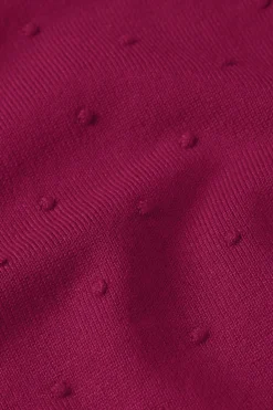 King Louie Vesten|Raglan Cardi Droplet Beaujolais Red