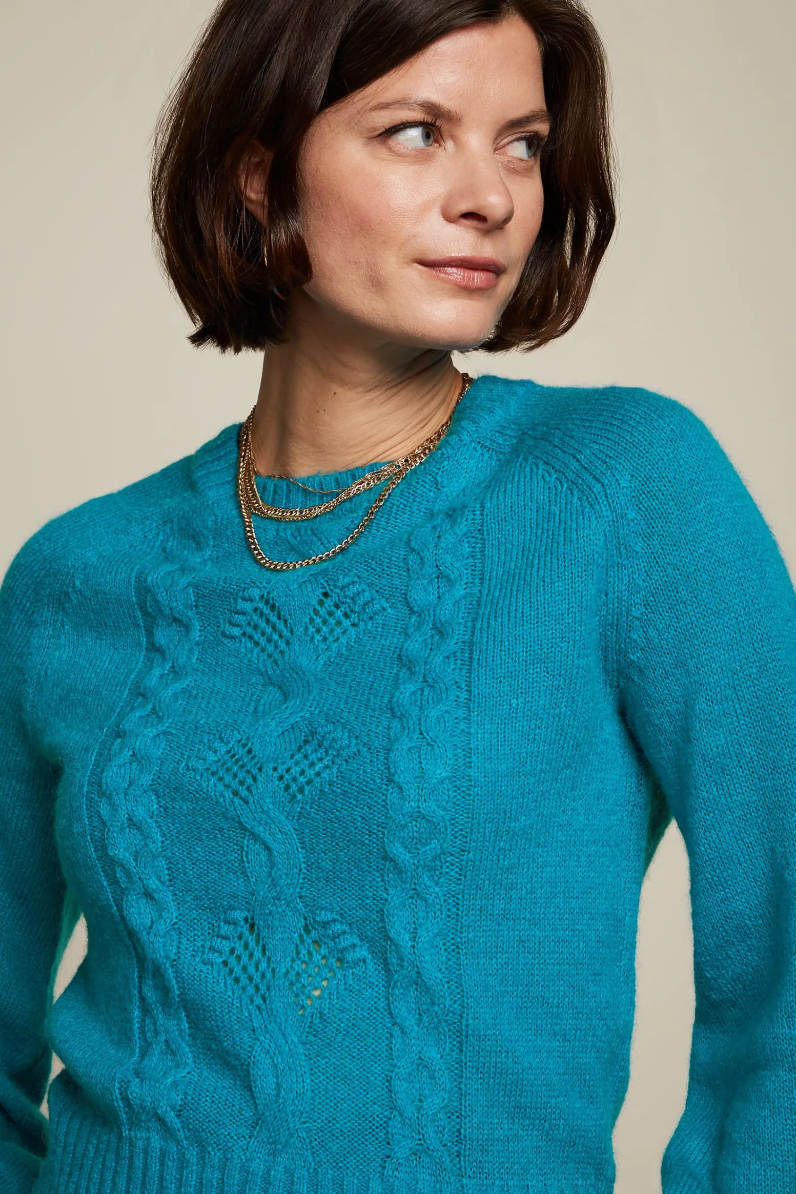 King Louie Vesten|Raglan Top Atlantis Jewel Blue