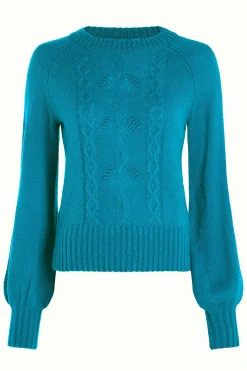 King Louie Vesten|Raglan Top Atlantis Jewel Blue