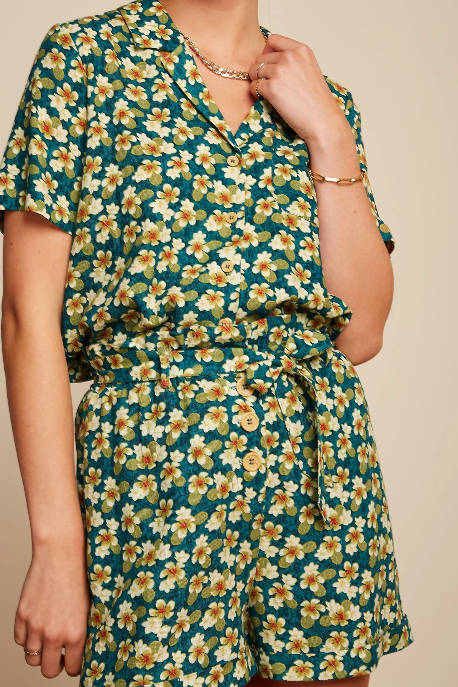 King Louie Broeken|Renee Shorts Tammie Ponderosa Green