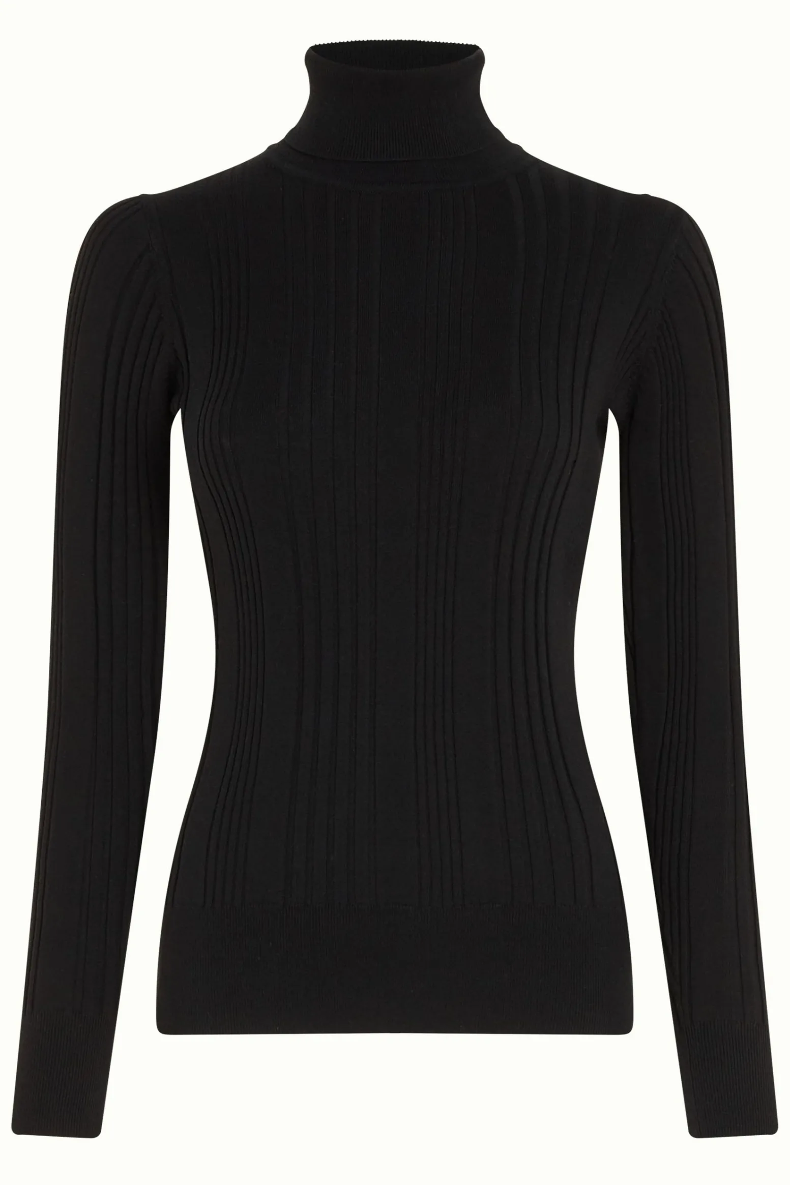 King Louie Tops & Shirts|Rib Rollneck Top Club Black