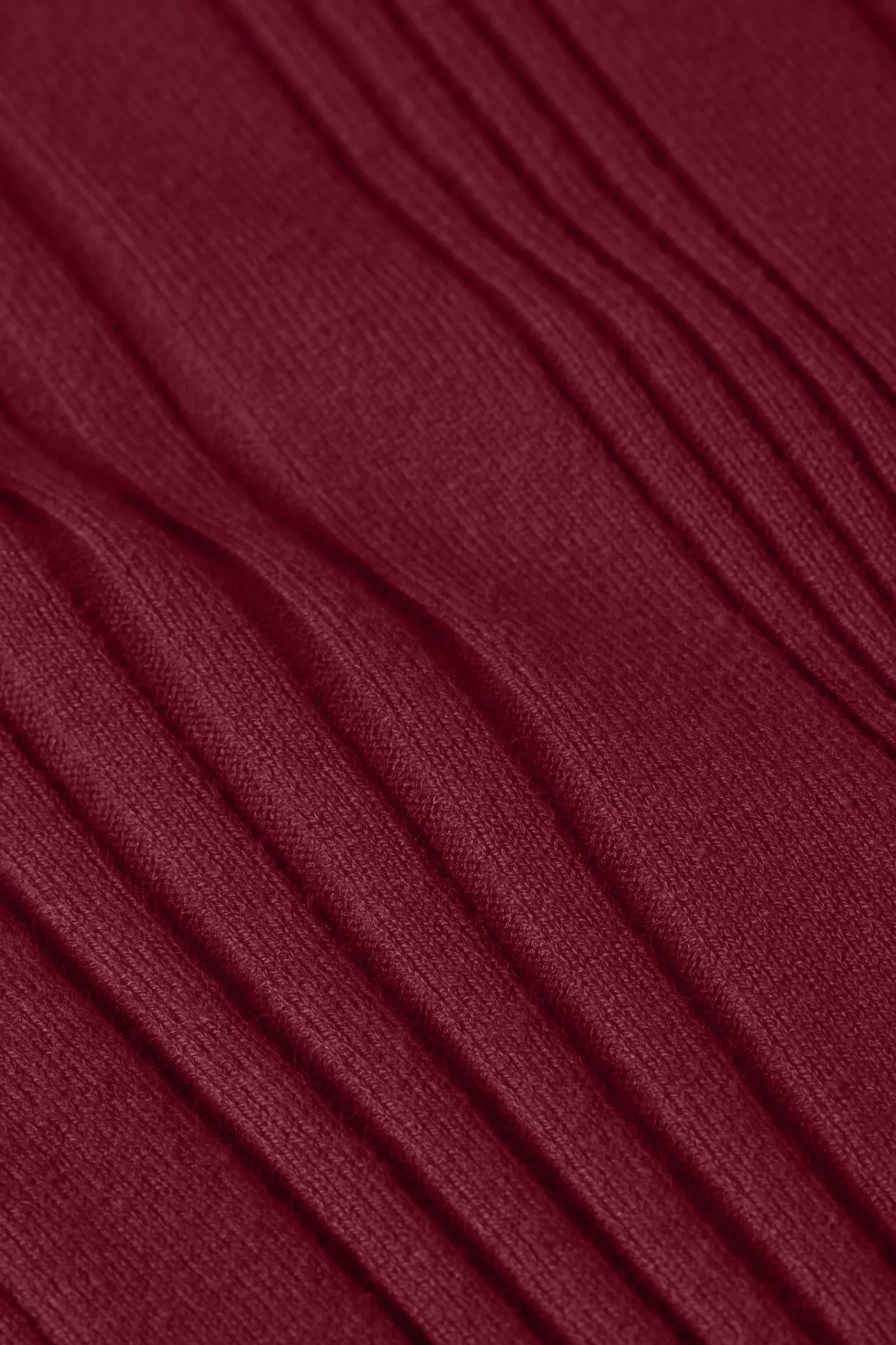 King Louie Tops & Shirts|Rib Rollneck Top Club Cabernet Red