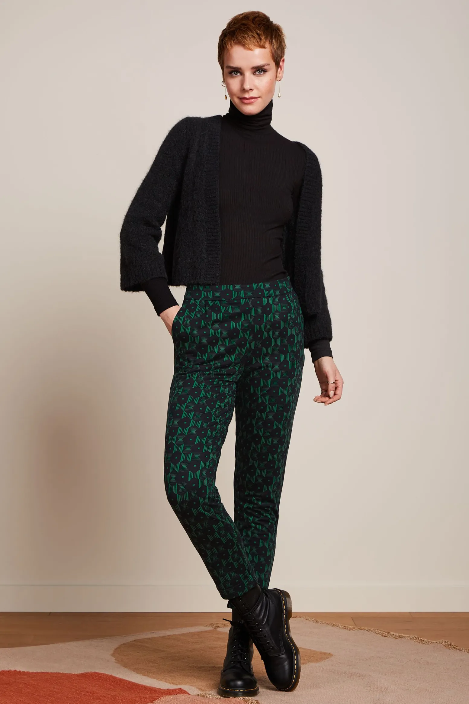 King Louie Broeken|Roisin Pants Marvin Para Green
