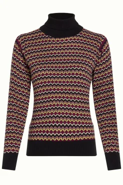 King Louie Truien|Rollneck Top Nolan Black