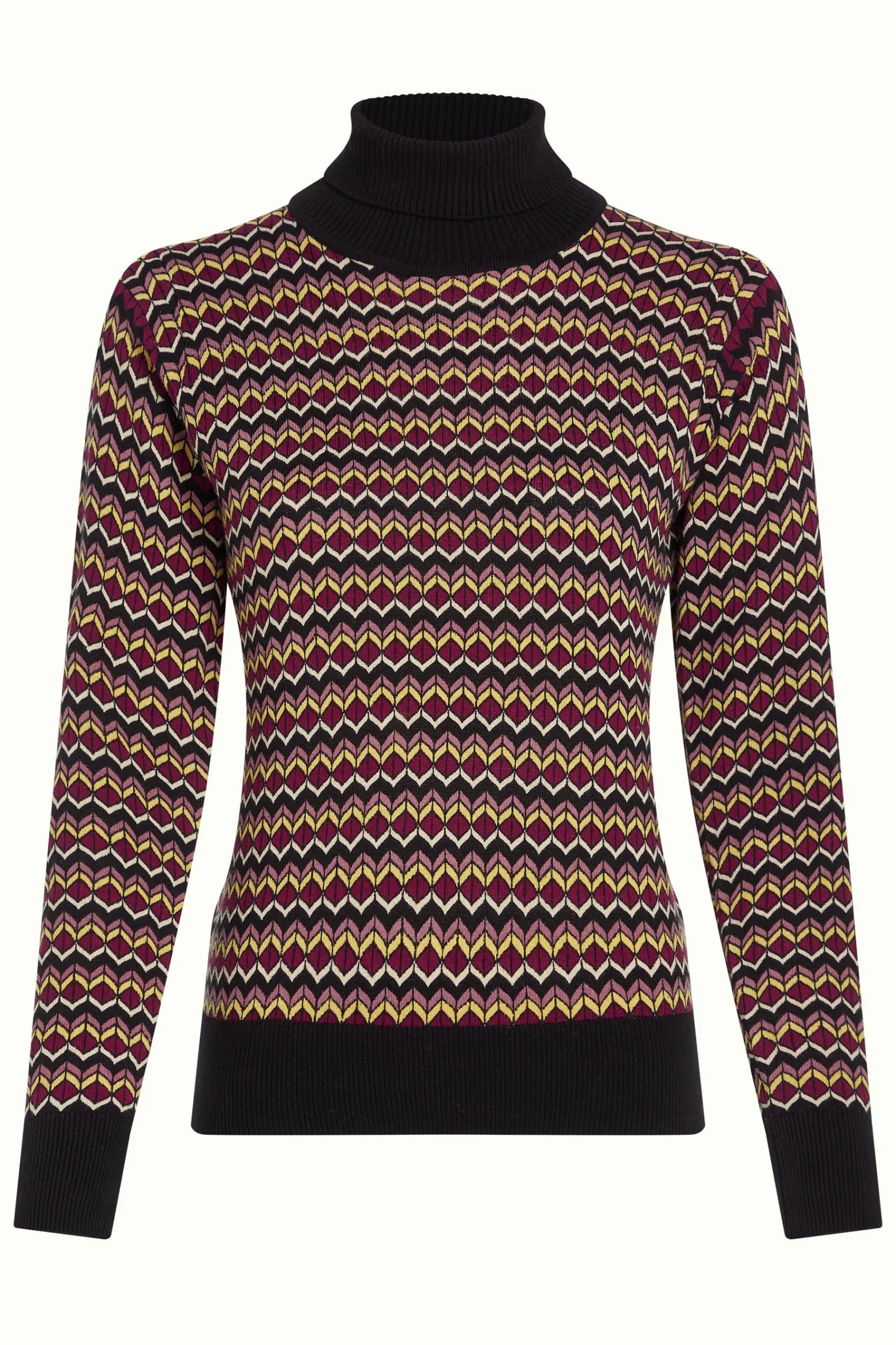 King Louie Truien|Rollneck Top Nolan Black