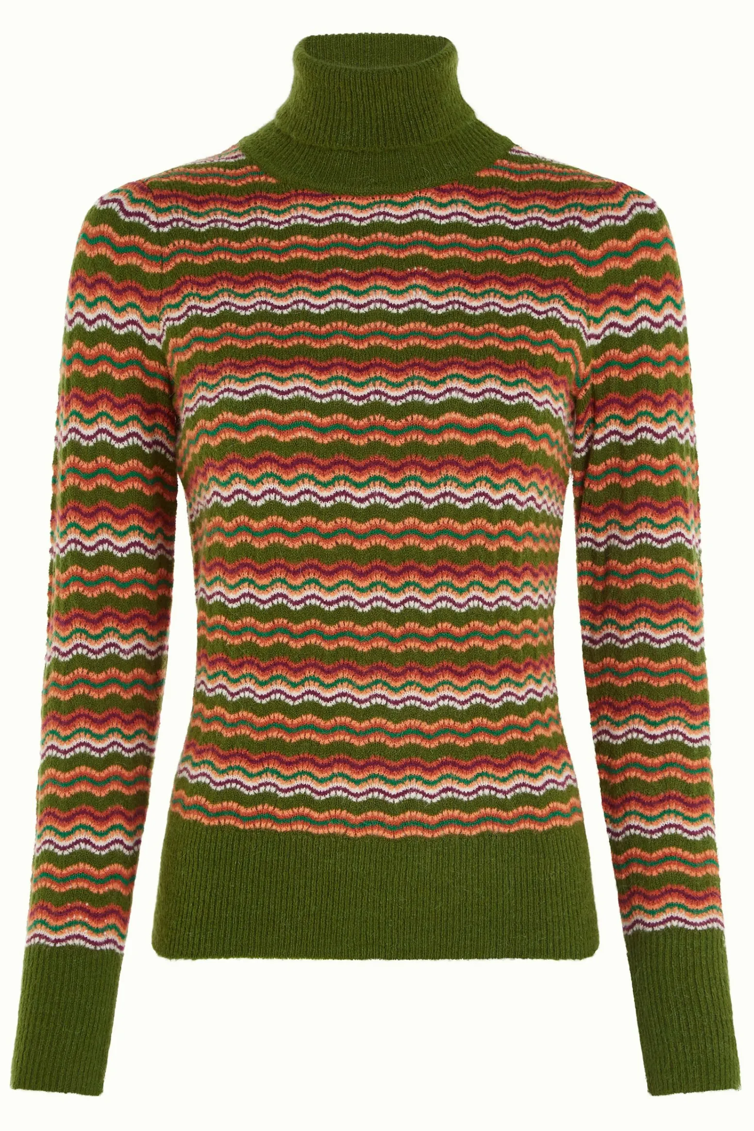 King Louie Truien|Rollneck Top Twitty Olive Green